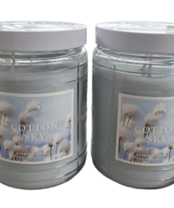 2-PACK AROMAHOME BY SLATKIN & CO 18 oz. Cotton Sky Scented Candle Jar