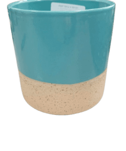10-PACK Home Decorators 4" Stonewear Cylindrical Planter in Agate Green