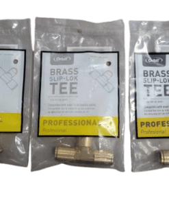 3-Pack Orbit 3/8 in. Slip-Lok Brass Slip x Slip x Slip Mist Tee