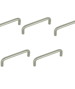 5-PACK Richelieu Livingston Collection 3-1/2" Brushed Nickel Cabinet Bar Pull