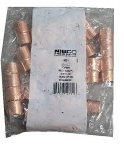 25-PACK NIBCO CP600R5812 5/8 in. x 1/2 in. Wrot Copper C x C Reducing Coupling