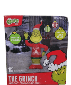 Gemmy 4 ft. LED Grinch in Max Sweater Christmas Airblown Inflatable