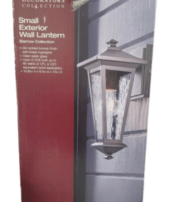 HDC 1-Light Oil Rubbed Bronze Outdoor Wall Lantern Sconce Barrow Collection