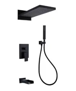 RBROHANT Wall Mount Bathroom Rainfall Mixer Shower / Tub Spout Set RB0945