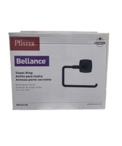 Pfister Bellance Wall-Mount Towel Ring in Matte Black
