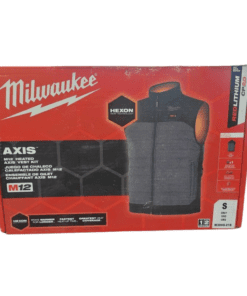Milwaukee Small M12 AXIS Gray Heated Vest Kit with 2.0 Ah Battery and Charger