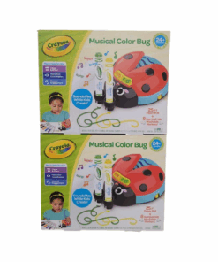 2-PACK Crayola Musical Color Bug Sensory Craft Toy 2 Years +