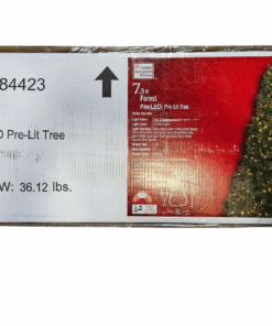Home Accents Holiday 7.5 ft. Forest Pine LED Pre-Lit Artificial Christmas Tree