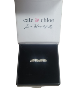 Cate & Chloe Giselle 15mm Women Hoop Earrings with Swarovski Crystals