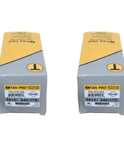 2-PACK Titan Pro 35+5 MFD 440/370VAC Run Capacitor TRCFD355
