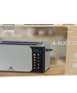 LINKChef Touch Screen 4-Slice Toaster, Stainless Steel, 6 Bread Types & 6 Shade Settings
