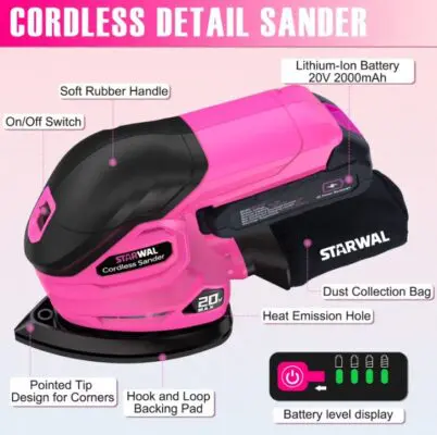 starwal sander PINK -1
