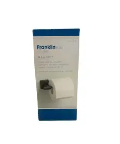 Maxted Wall Mount Single Post Toilet Paper Holder Hardware Accessory Matte Black