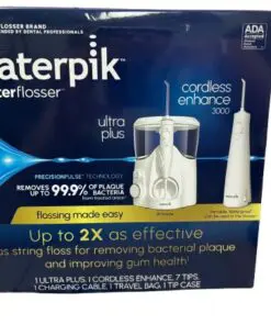 Waterpik Cordless Enhance 3000 + Ultra Plus Water Flosser Combo