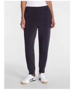 2-Pack Avia Women's Sand washed Black Scuba Knit Joggers Full Length, M(8-10)