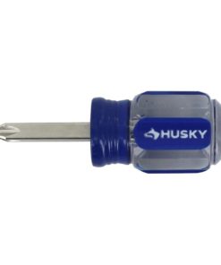 6-PACK Husky #2 x 1-1/2" Square Shaft Stubby Phillips Screwdriver 20117704