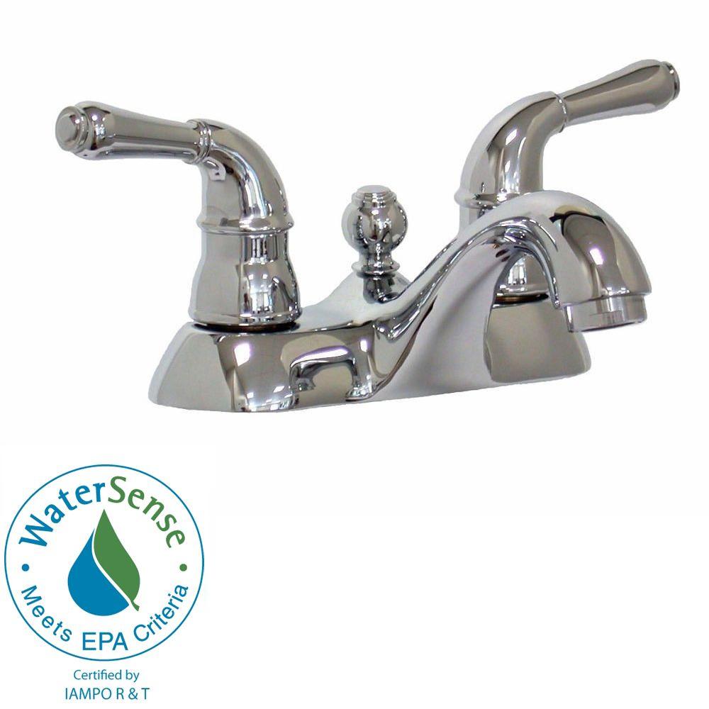 Glacier Bay Leonardo 4 Centerset 2 Handle Bathroom Faucet In