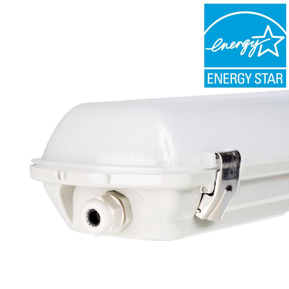 Commercial Electric 4 Ft Vapor Led Tight Light Fixture 54656141 Commercial Electric 4 Ft Vapor Led Tight Light Fixture 54656141