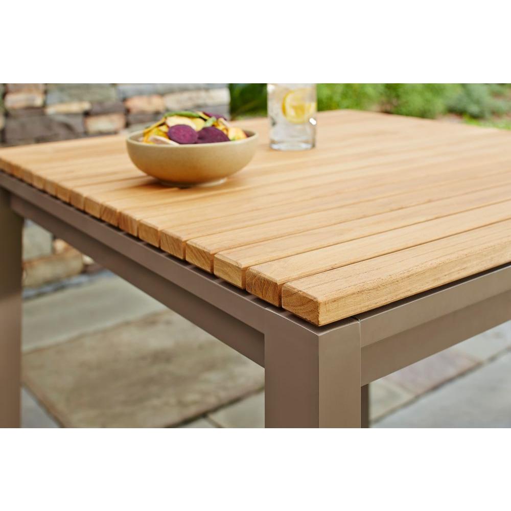 Hampton Bay Barnsdale Teak 7 Piece Patio Dining Set T1840 C2018 Hampton Bay Barnsdale Teak 7 Piece Patio Dining Set