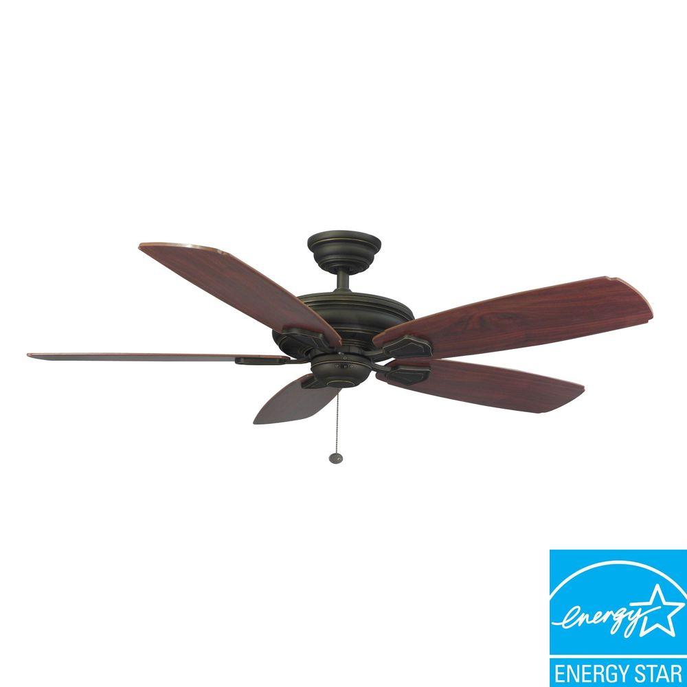 Hampton Bay Heirloom 52 In Indoor Outdoor Oil Rubbed Bronze Ceiling Hampton Bay Heirloom 52 In Indoor Outdoor Oil Rubbed Bronze Ceiling Fan