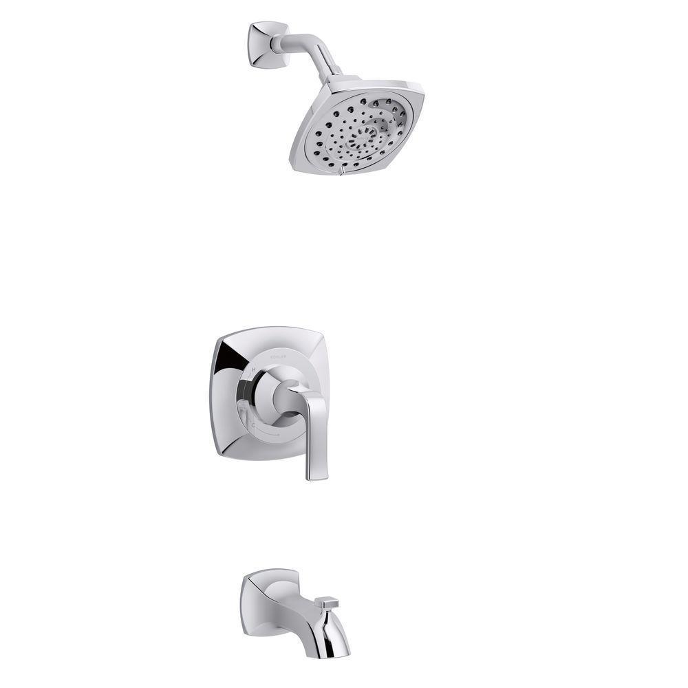 Kohler Rubicon 1 Handle Tub And Shower Faucet In Polished Chrome Kohler
