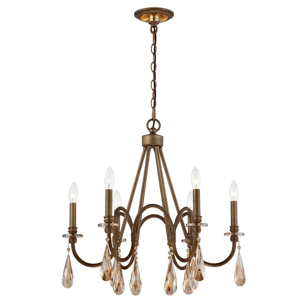 home decorators collection 6 light bronze chandelier oversized