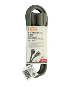 HDX 6 ft. 14/3 SPT-3 Air Conditioning Cord - Gray