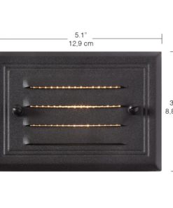 NEW Hampton Bay Low Voltage Half Brick LED Deck Light for Steps Black