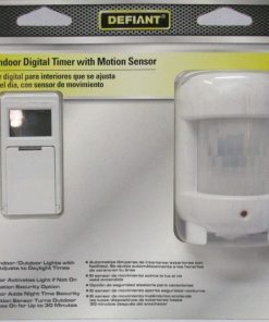 Defiant Daylight Adjusting Indoor Digital Timer with Motion Sensor