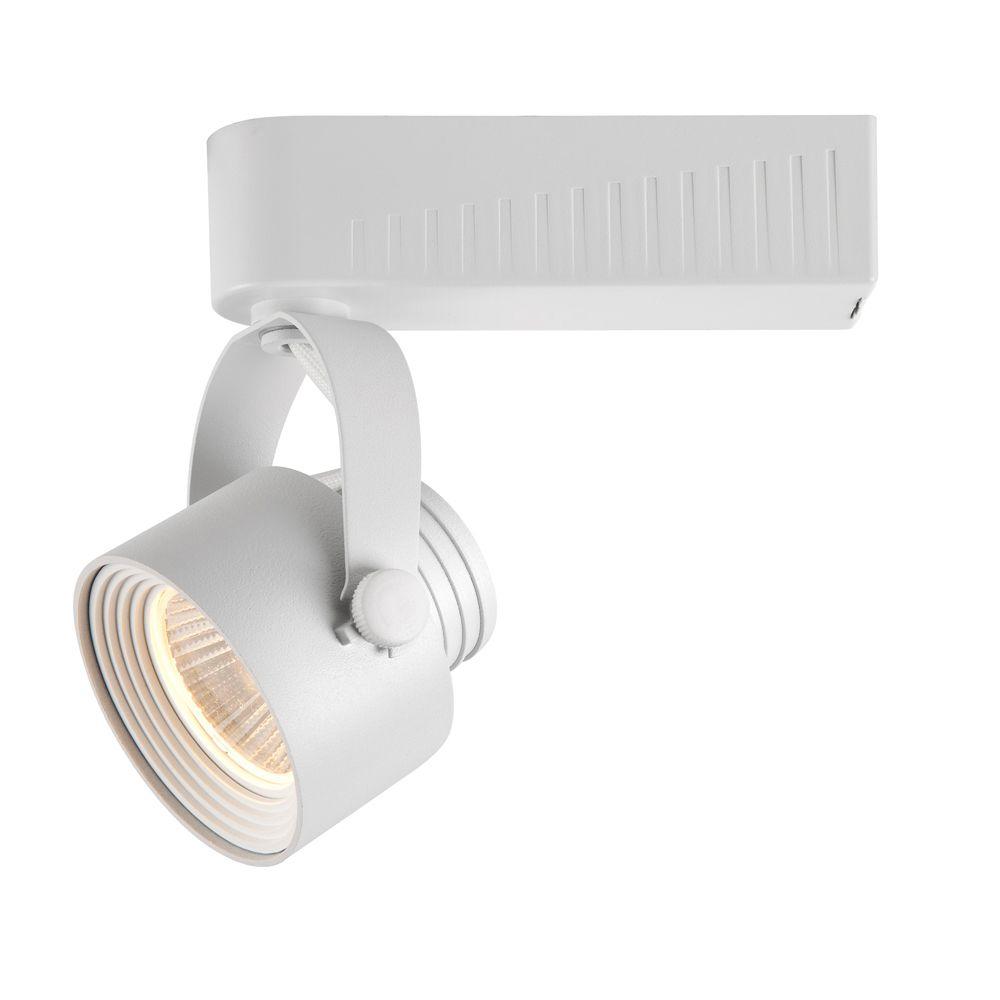 Hampton Bay White Dimmable Led Gimbal Track Lighting Fixture Hampton Bay White Dimmable Led Gimbal Track Lighting Fixture