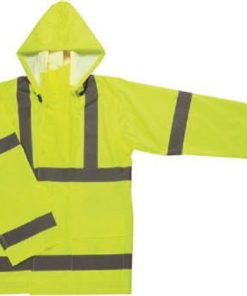 Legend Force Extra Large Class 3 Hi-Viz Yellow Waterproof Jacket 2499601
