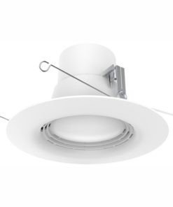 EcoSmart 6 in. White LED Recessed Trim DL-N35A13FR1-27 w/ Bluetooth Speaker