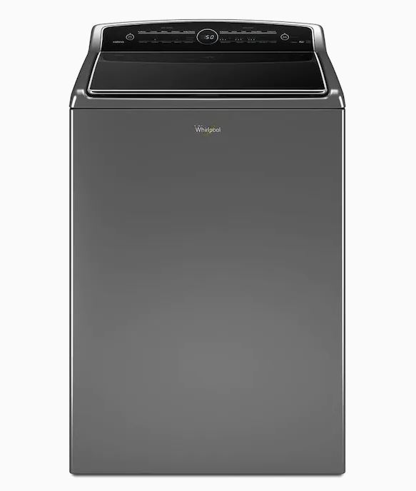 Whirlpool 5.3cu ft High Efficiency Steam Cycle Washer (Chrome Shadow) WTW8500DC Garland Home