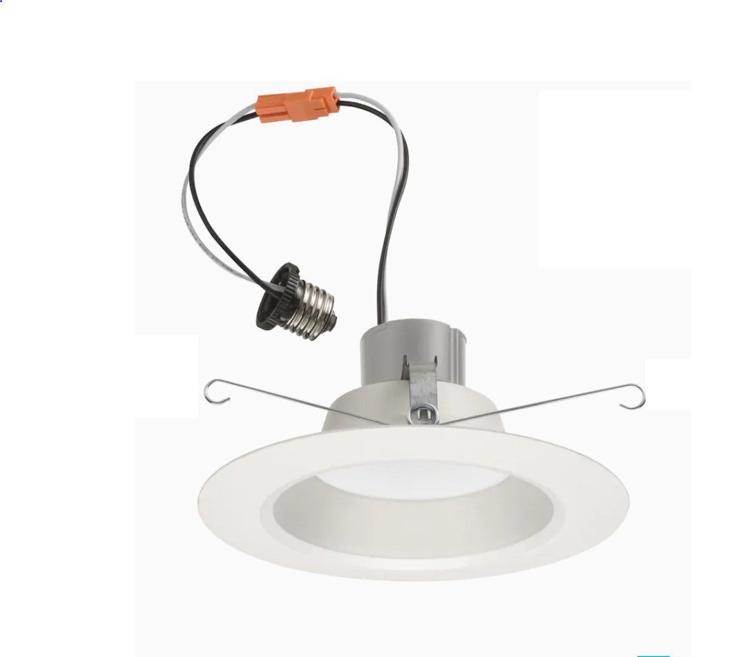 2PACK Juno 65watt Equivalent White Dimmable LED Recessed Downlight