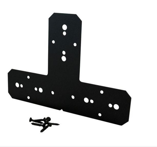 Wood Tie Ironwood 12 in. x 8.5 in. Galvanized Steel Tie Plate Connector