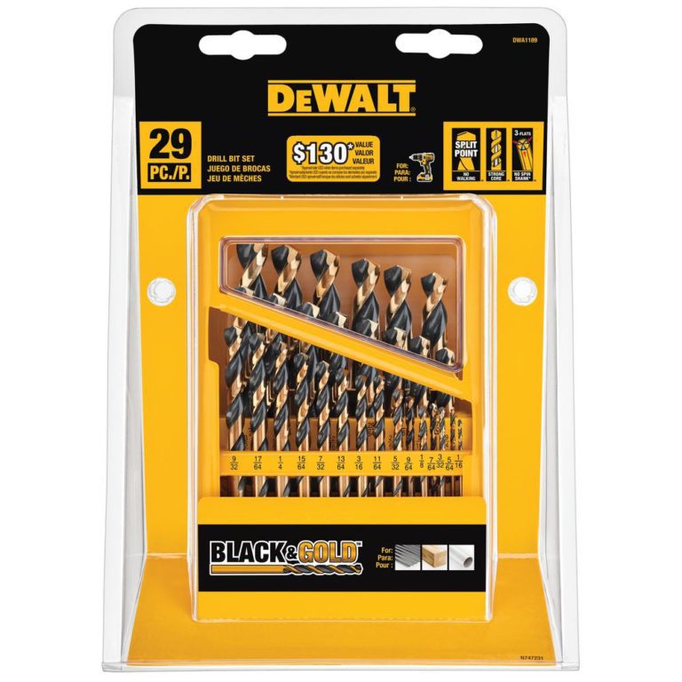 DEWALT Black and Gold Drill Bit Set (29Piece) Garland Home Center