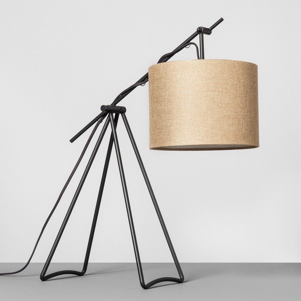 Hearth Hand With Magnolia Charcoal Tripod Table Lamp