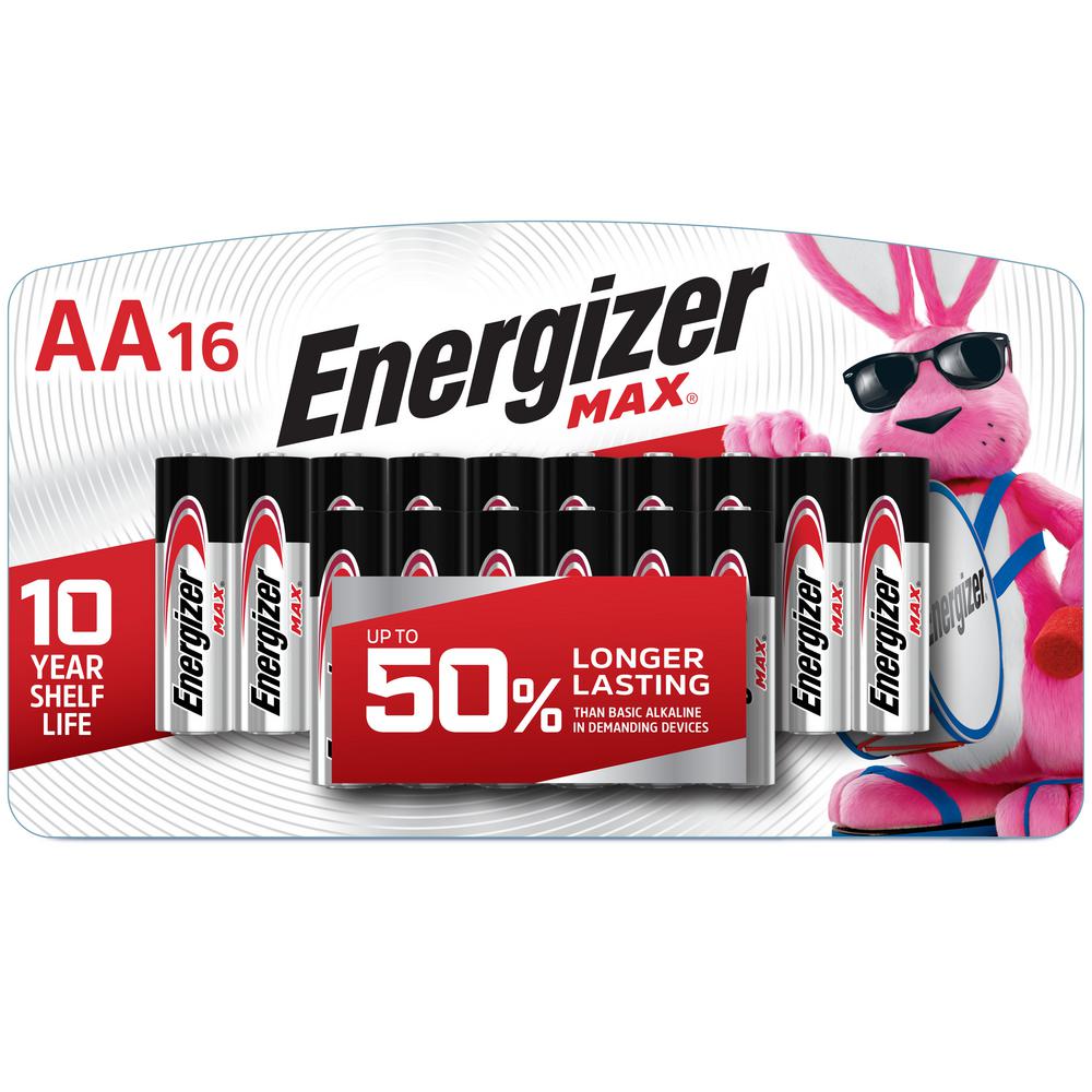 Energizer 16Pack AA Alkaline Battery E91LP16 Garland Home Center