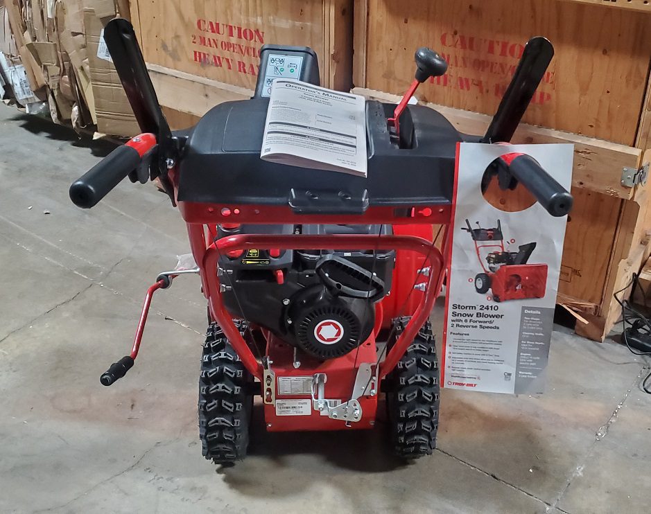 TroyBilt Storm 2410 Snow Blower 31AS6BN2723 Garland Home Center