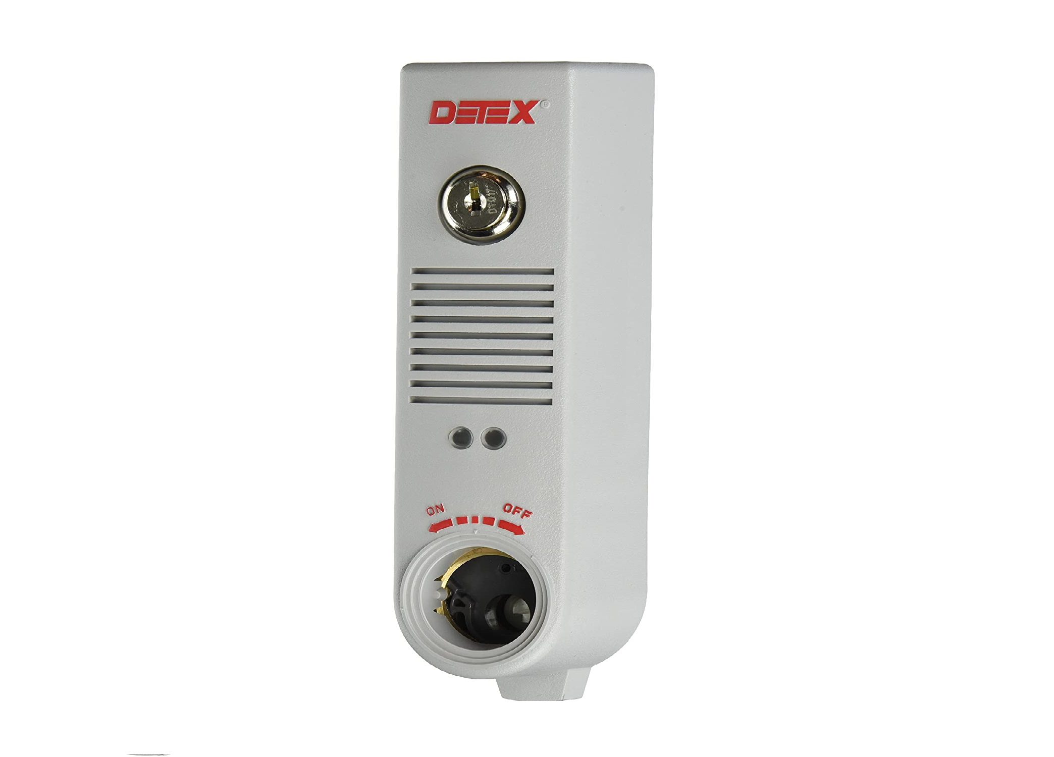 NEW .. Detex Exit Alarm 9V Battery , Grey Cat EAX500 Manual Rearm