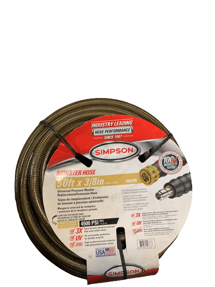 Monster 4500 PSI Pressure Washer Hose 