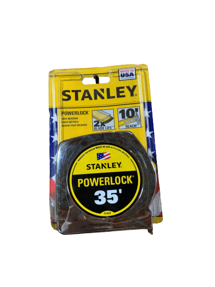 Stanley PowerLock Maßband 9,5 M – Robuste Bandmaß Für Handwerker & Heimwerker