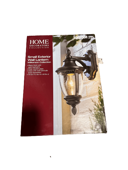 wilkerson 16.25 in 1 light black outdoor wall lantern sconce