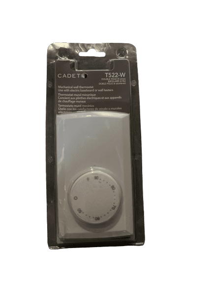 Cadet Double Pole 4-Wire Mechanical Wall Thermostat f/ Electric Baseboard  T522-W – Garland Home Center