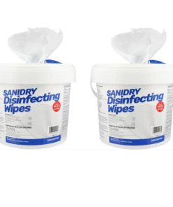 4-PACK Sanidry 300-Count Unscented Disinfectant Wipes All-Purpose Cleaner