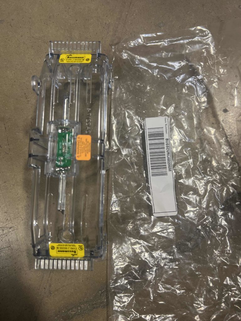 Bussmann Fuse Block Cover With Indication For Class J Fuse Blocks CVRI