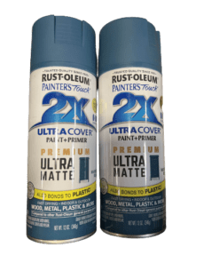 2-PACK Rust-Oleum 12oz 2X Painter's Touch Ultra Cover Matte Spray Paint Blue