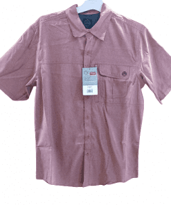 Men's Wrangler ATG All Terrain Gear Utility Shirt Regular Fit Red - Small