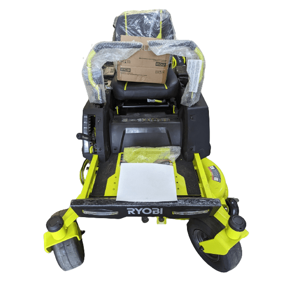 Ryobi 42 in. 100 Ah Battery Electric Riding Zero Turn Mower