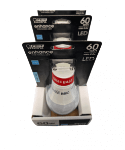4-PACK Feit Electric 60W 800Lumens GU24 Dimmable LED Bulb 5000K BPOM60DM/950CA